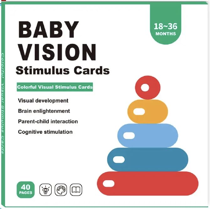 Baby and Toddler Flash Cards for Visual Stimulation and Learning (18-36 Months)