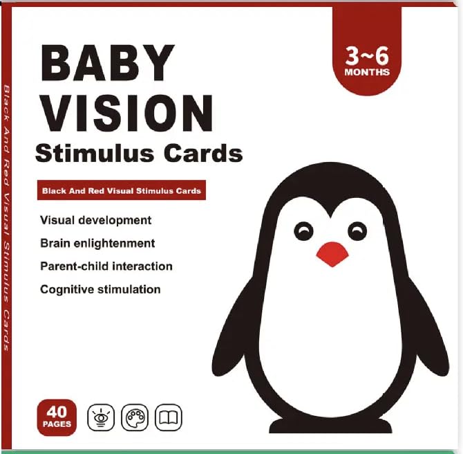 Baby and Toddler Flash Cards for Visual Stimulation and Learning (3-6 Months)