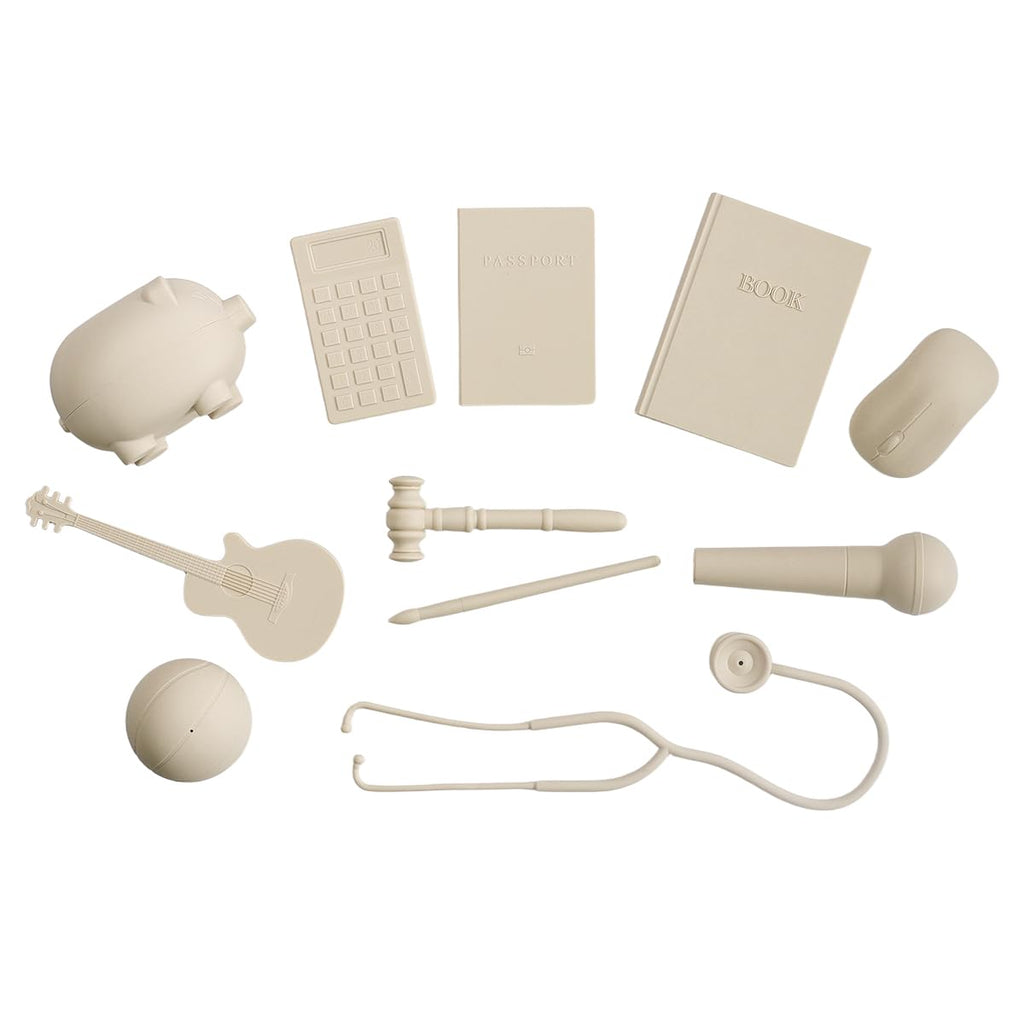 Monochrome Silicone Doljabi Set: Korean First Birthday Ceremony | 첫돌