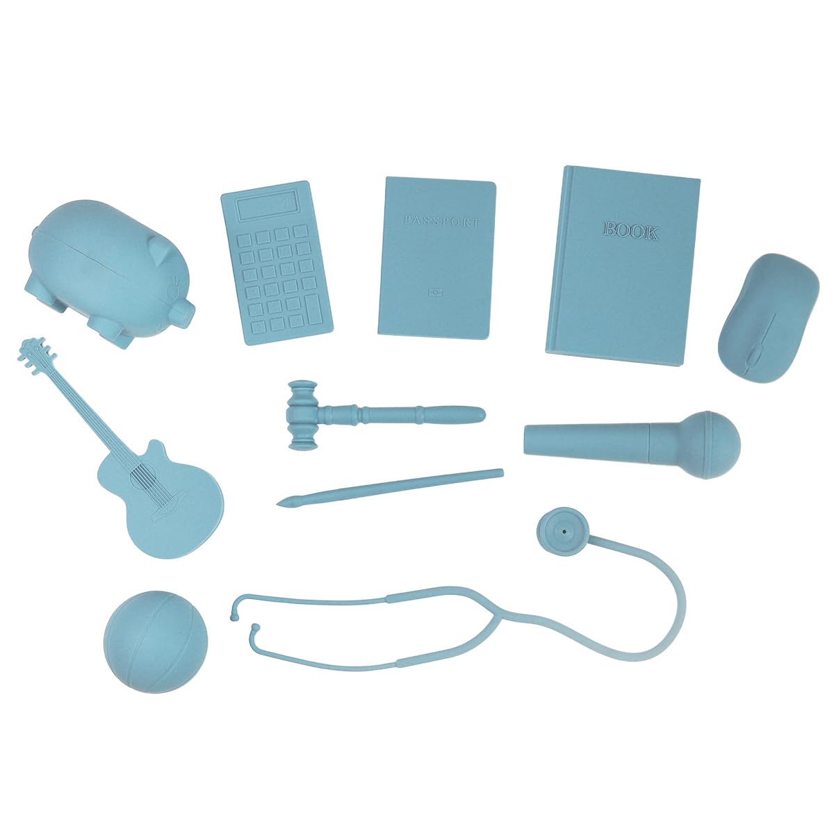 Monochrome Silicone Doljabi Set: Korean First Birthday Ceremony | 첫돌